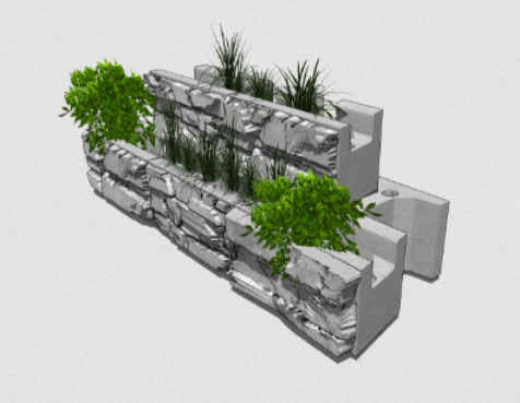 Plantable Retaining Wall